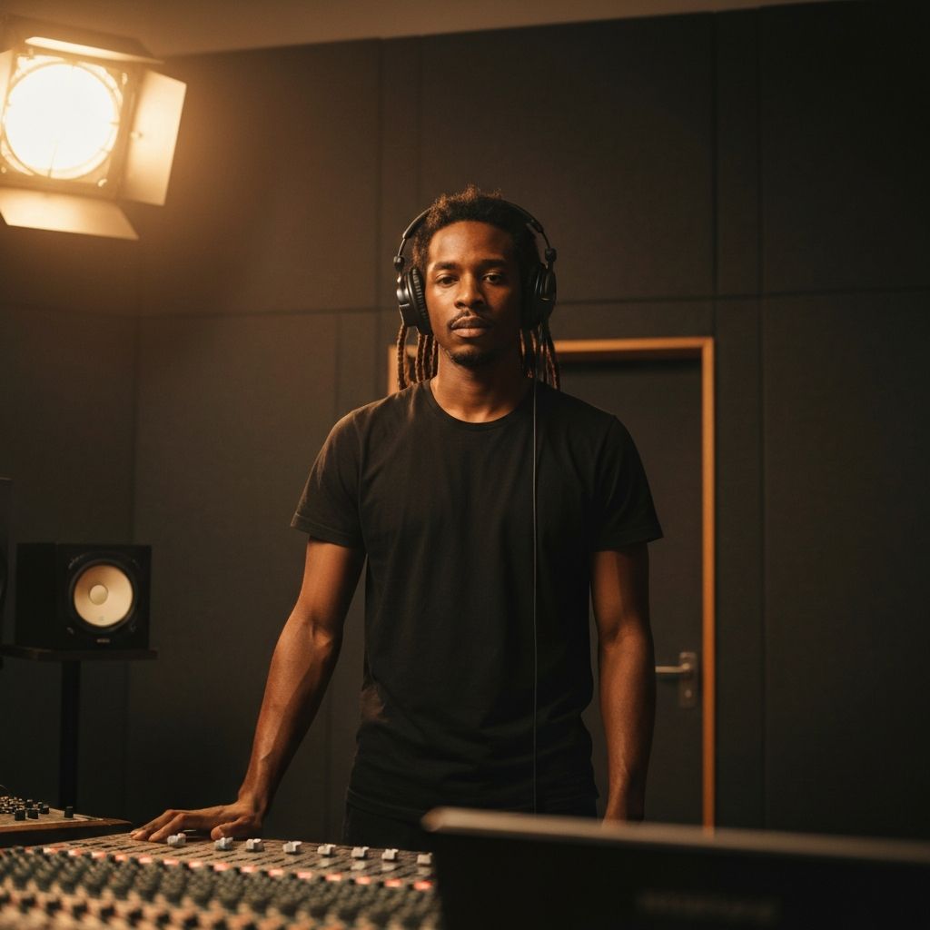 Ari Vee in the booth