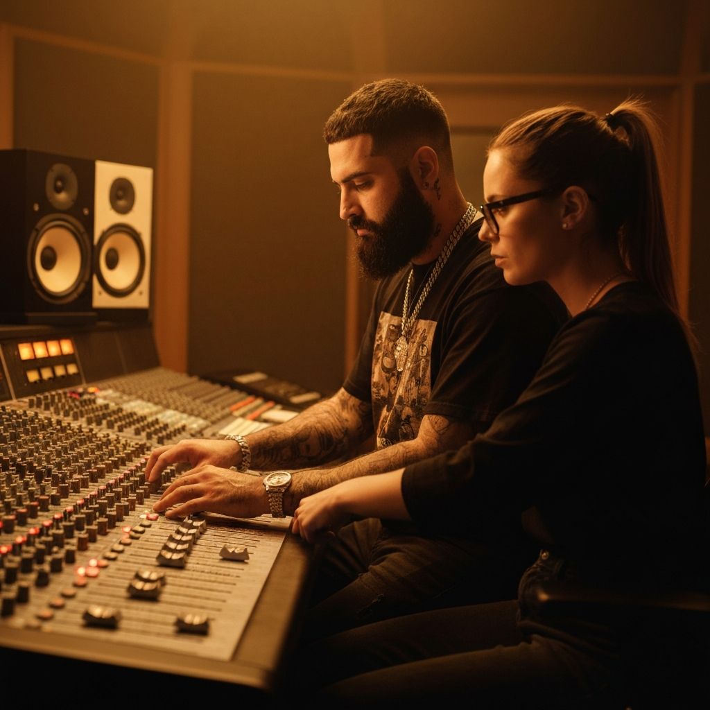 K. Malone mixing session